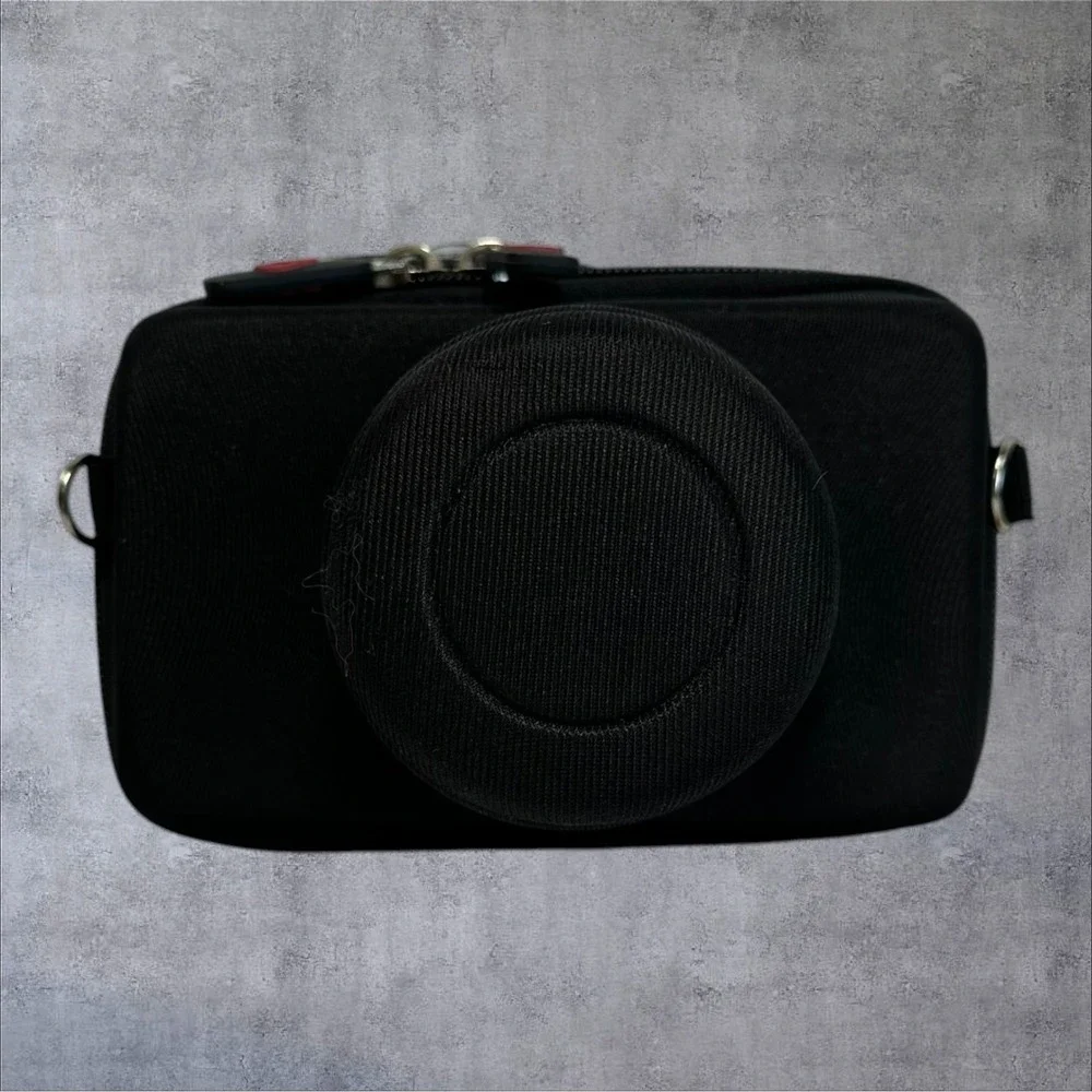 Kroo Camera Case Small Black DSLR Shape Padded Bag